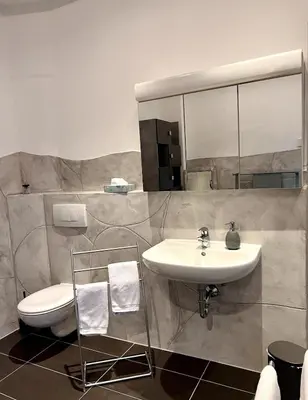 Ein Badezimmer in der Unterkunft Studio Magnolien Apartment