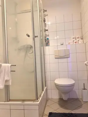 Ein Badezimmer in der Unterkunft Wonderful apartment with SAUNA