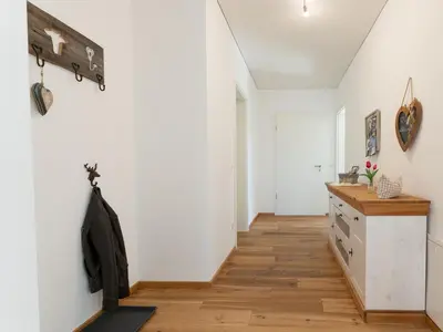 Küche/Küchenzeile in der Unterkunft Ferienwohnung Anemone - 4 Zimmer mit Bergblick & Alpenflair