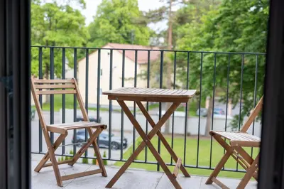 Ein Balkon oder eine Terrasse in der Unterkunft Belnoir by BRIGHT