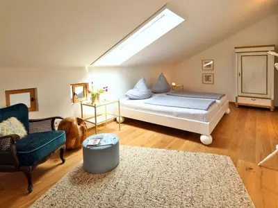 Ein Bett oder Betten in einem Zimmer der Unterkunft Designerwohnungen 