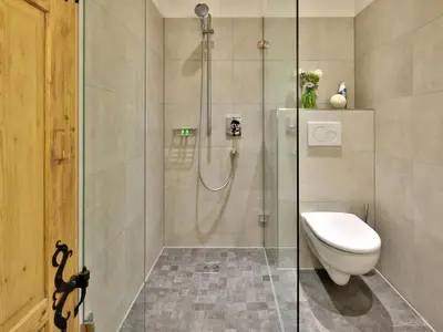 Ein Badezimmer in der Unterkunft Designerwohnungen 