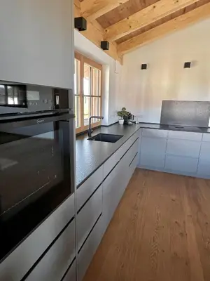 Küche/Küchenzeile in der Unterkunft Antdorf Chalet