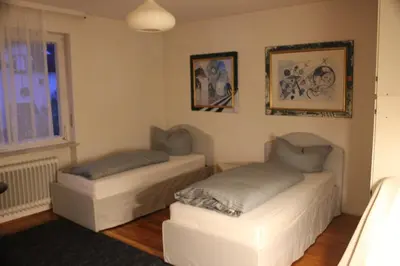 Ein Sitzbereich in der Unterkunft Estelada Retro Residence - Oberhaching