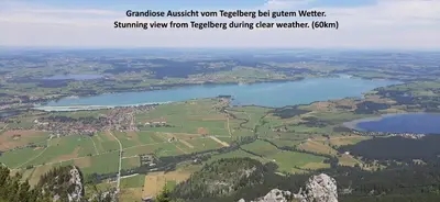 Naturlandschaft in der Nähe der Ferienwohnung