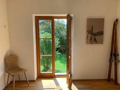 Ein Garten an der Unterkunft Liesl & Sepp