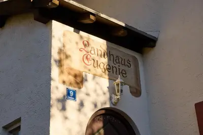 Ein Zertifikat, Auszeichnung, Logo oder anderes Dokument, das in der Unterkunft Landhaus Eugenie ausgestellt ist