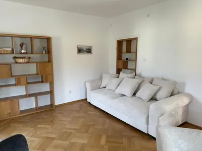 Ein Sitzbereich in der Unterkunft Landhaus Eugenie