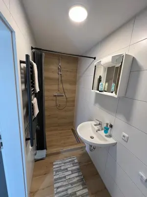Ein Badezimmer in der Unterkunft Smart Wohnen Dasing