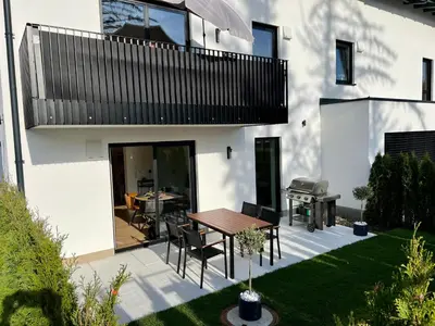 Das Gebäude in dem sich die Ferienwohnung befindet