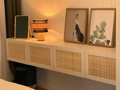 Die Bibliothek in der Ferienwohnung