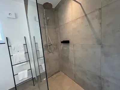 Ein Badezimmer in der Unterkunft Olea Prien - Chiemsee Apartment