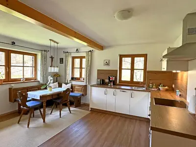 Küche/Küchenzeile in der Unterkunft Ferienhaus Labenbach