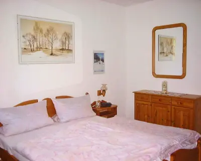 Ein Bett oder Betten in einem Zimmer der Unterkunft Ferienwohnung Samerhof Christ