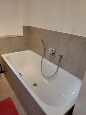 Ein Badezimmer in der Unterkunft Ferienwohnung zum Schneiderkramer