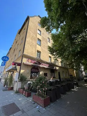 Das Gebäude in dem sich die Ferienwohnung befindet
