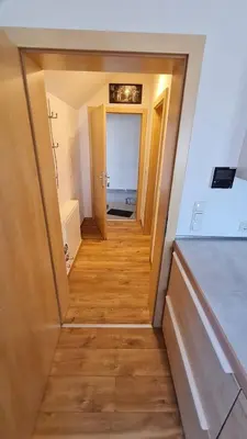 Ein Bett oder Betten in einem Zimmer der Unterkunft Hinter-Apartments-Nord