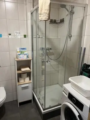 Ein Badezimmer in der Unterkunft Hinter-Apartments-Nord