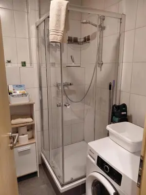Ein Badezimmer in der Unterkunft Hinter-Apartments-Nord
