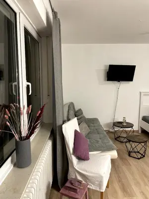 TV/Unterhaltungsangebot in der Unterkunft Cozy studio in Garmisch, central, mountain view