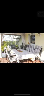 Ein Sitzbereich in der Unterkunft Idyllisches Apartment mit 2 Schlafzimmer