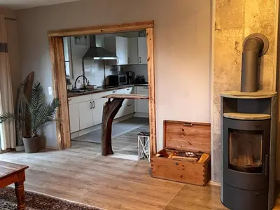 Küche/Küchenzeile in der Unterkunft Idyllisches Apartment mit 2 Schlafzimmer