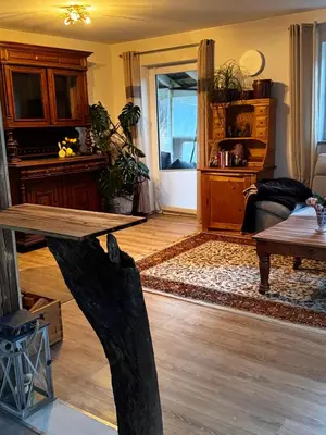 Ein Sitzbereich in der Unterkunft Idyllisches Apartment mit 2 Schlafzimmer