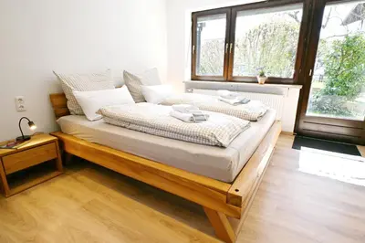 Ein Bett oder Betten in einem Zimmer der Unterkunft Winklstüberl
