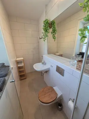 Ein Badezimmer in der Unterkunft Suite 1 - Apartments am Schloss