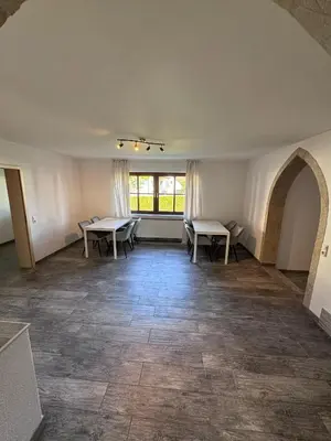 Ein Sitzbereich in der Unterkunft Bavaria Home Apartment Rohrbach