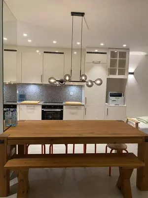 Küche/Küchenzeile in der Unterkunft Tegernsee modern apartment, free parking