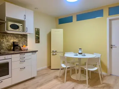 Küche/Küchenzeile in der Unterkunft Apartment in central location with free parking space
