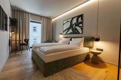 Ein Bett oder Betten in einem Zimmer der Unterkunft Conlon House Lower East Side