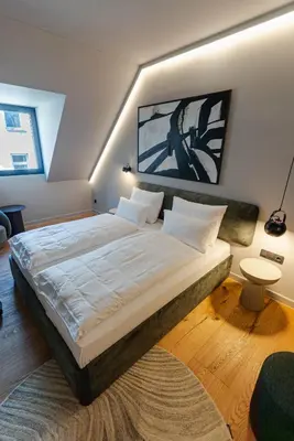 Ein Bett oder Betten in einem Zimmer der Unterkunft Conlon House Lower East Side