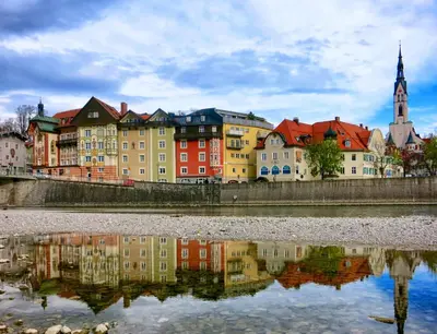 Blick auf einen Fluss in der Nähe der Ferienwohnung