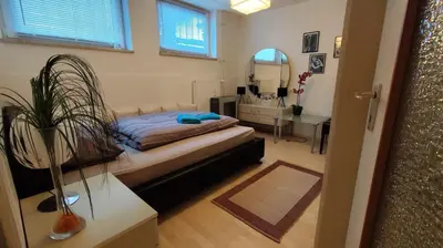 Ein Bett oder Betten in einem Zimmer der Unterkunft Lamonte