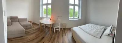Ein Sitzbereich in der Unterkunft Living 7 Apartments