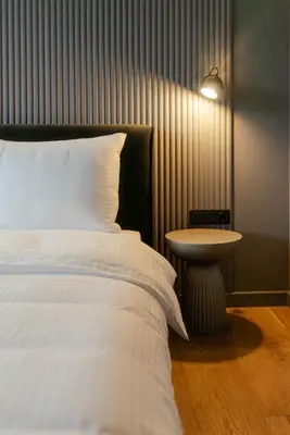 Ein Bett oder Betten in einem Zimmer der Unterkunft Conlon House Central