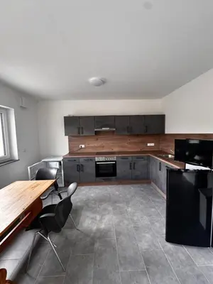 Küche/Küchenzeile in der Unterkunft Bade Apartments Steinhöring