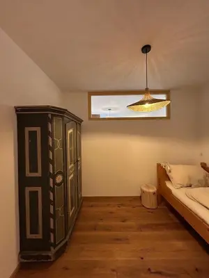 Ein Bett oder Betten in einem Zimmer der Unterkunft Ferienwohung Dennabruck mit Whirlpool