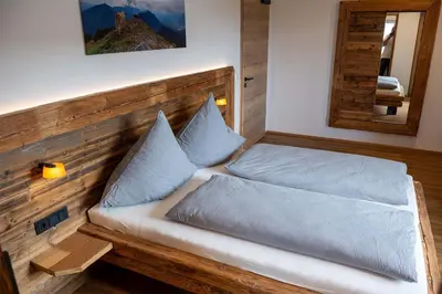 Ein Bett oder Betten in einem Zimmer der Unterkunft Gasthaus Hansch
