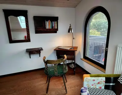 Die Bibliothek im Ferienhaus