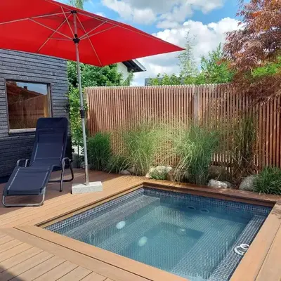 Ferienhaus Berge und See mit Whirlpool und Sauna