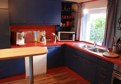 Küche/Küchenzeile in der Unterkunft Ferienhaus Pietsch