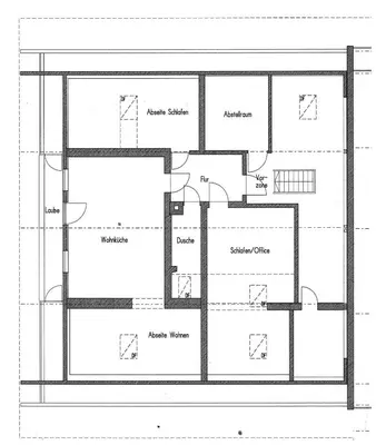 Grundriss der Unterkunft Ferienwohnung auf der Bürg
