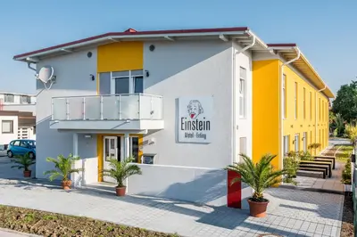 Das Gebäude in dem sich das Motel befindet