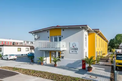 Das Gebäude in dem sich das Motel befindet