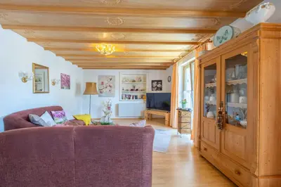 TV/Unterhaltungsangebot in der Unterkunft Ferienwohnung Bernauer Ache
