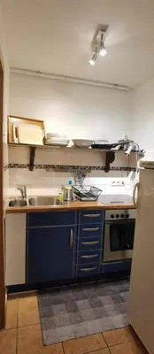 Küche/Küchenzeile in der Unterkunft FeWo Stephanskirchen
