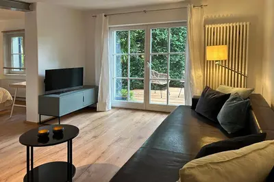 TV/Unterhaltungsangebot in der Unterkunft Seeloft Seeshaupt - Loft-Appartement am Starnberger See